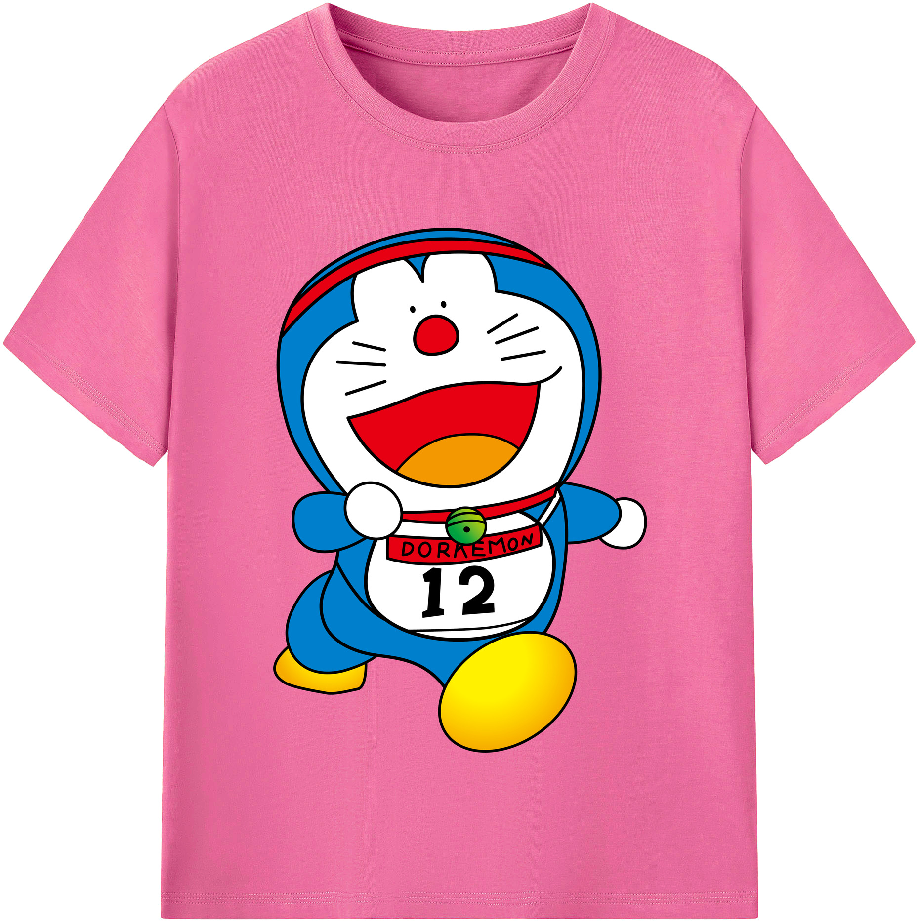 （画像用） ドラえもん Doraemon レディースカジュアルプリントTシャツ（綿100％）